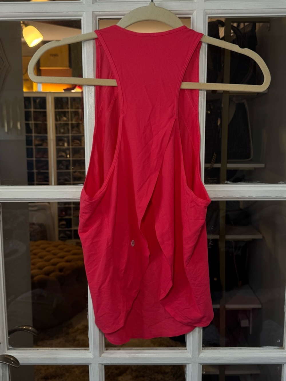 lululemon high ventilation running tank top in color lip gloss - Picture 6 of 8